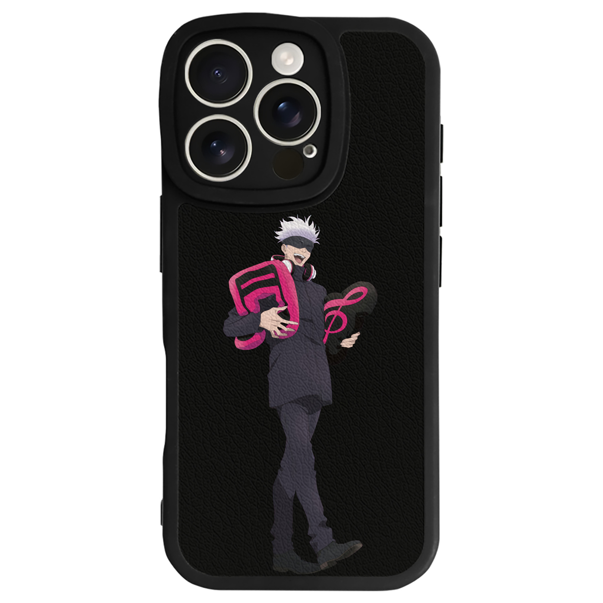 （画像用） 呪術廻戦 Jujutsu Kaisen 【iPhone 16シリーズ対応】シリコンスマホケース（レザー調） 材質：シリコン